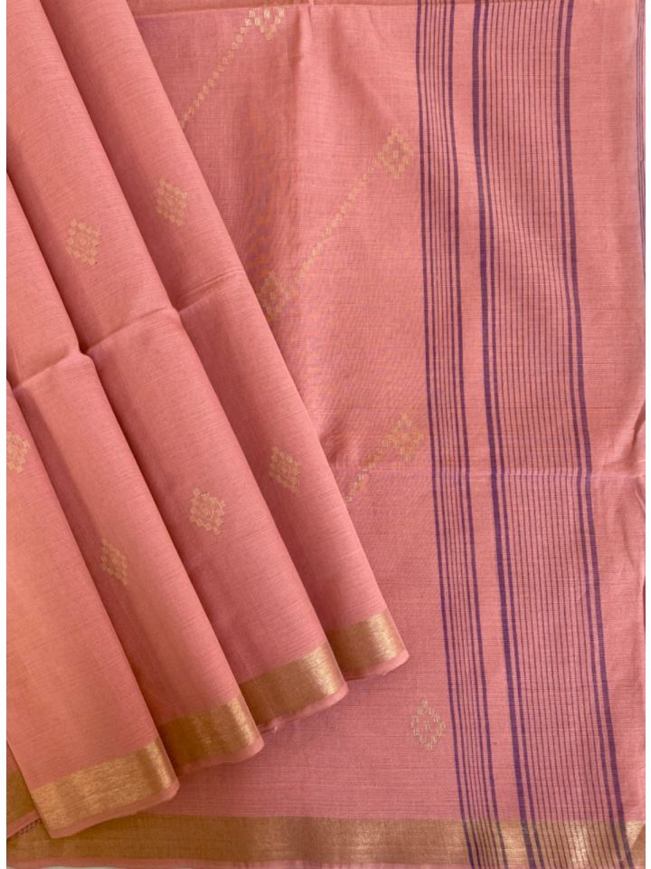Pure Cotton sarees with Zari border
