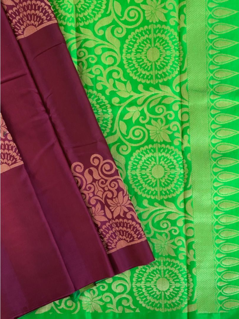 Buy Firozi Soft Silk Wedding Wear Fancy Weaving Saree Online From  Wholesalez.